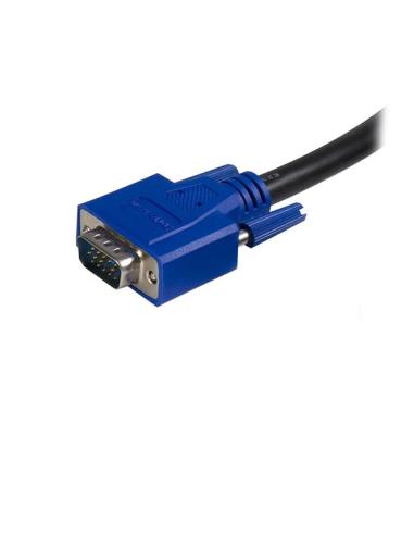 StarTech.com Cable KVM de 1,8m Todo en Uno VGA USB A USB B HD15 - 6ft Pies 2 en 1