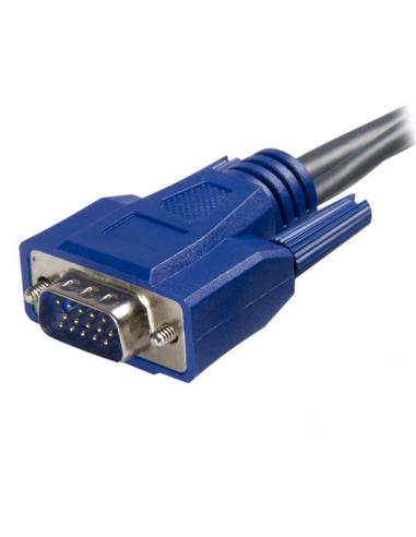 StarTech.com Cable KVM USB VGA 2 en 1 Ultra Delgado - 1,8m