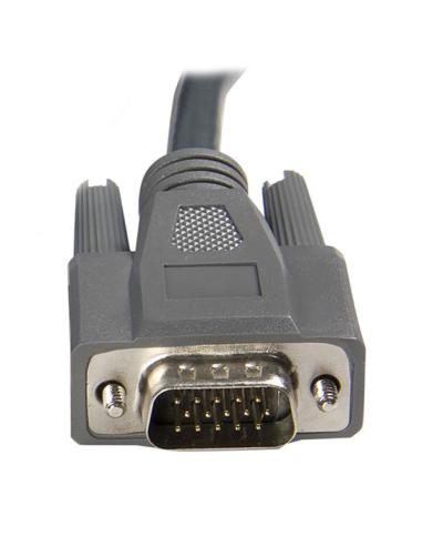 StarTech.com Cable KVM USB VGA 2 en 1 Ultra Delgado - 1,8m