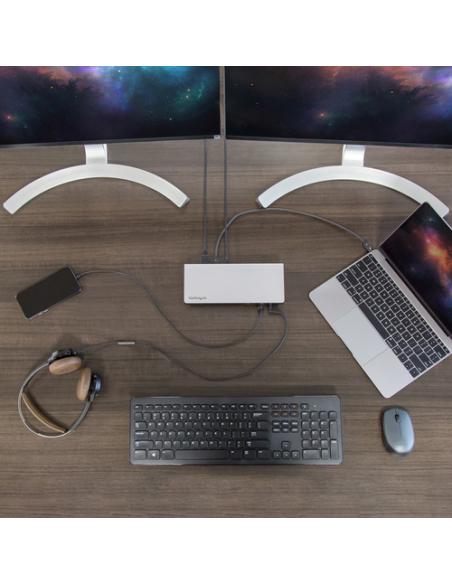 StarTech.com Dock Thunderbolt 3 - Docking Station de Portátil para Dos Monitores DisplayPort 4k de 60Hz - Replicador de Puertos 