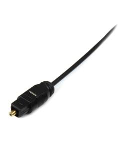 StarTech.com Cable 4,5m TosLink Audio Digital Óptico SPDIF Delgado - Negro 2