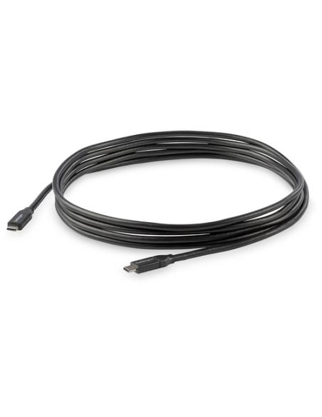 StarTech.com Cable de 3m USB-C a USB-C con capacidad para Entrega de Alimentación de 5A - USB TipoC - Cable de Carga USBC - USB 