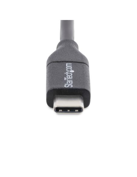 StarTech.com Cable de 0,5m USB-C de Carga - para Carga y Sincronización - PD de 60W y 3A - Cable USB 2.0 USB Tipo C de Carga par