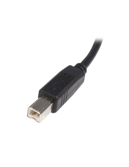 StarTech.com Cable USB de 3m para Impresora - 1x USB A Macho - 1x USB B Macho - Adaptador Negro