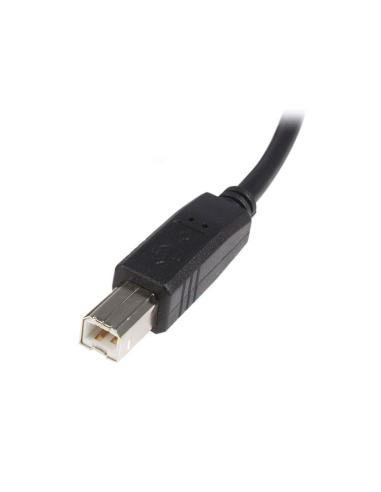 StarTech.com Cable USB de 50cm para Impresora - 1x USB A Macho - 1x USB B Macho - Adaptador Negro