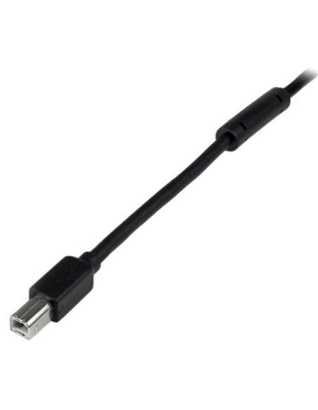 StarTech.com Cable 20 Metros 20m USB B Macho a USB A Macho Activo Amplificado USB 2.0 - Impresora