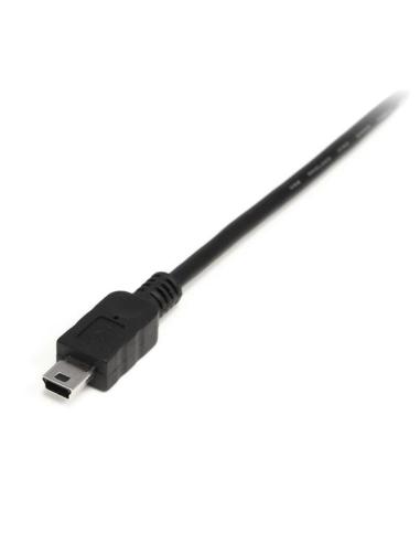 StarTech.com Cable USB de 2m para Cámara - 1x USB A Macho - 1x Mini USB B Macho - Adaptador Negro