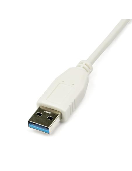 StarTech.com Adaptador Tarjeta de Red Externa NIC USB 3.0 a Ethernet Gigabit de 1 Puerto - 1x RJ45 Hembra - 1x USBA - 10/100/100
