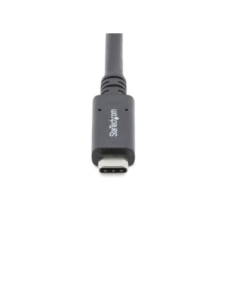 StarTech.com Cable de 1,8m USB-C a USB-C - PD de 5A - USB TipoC - Certificado para Funcionar con Chromebook - USB-IF - M a M - C