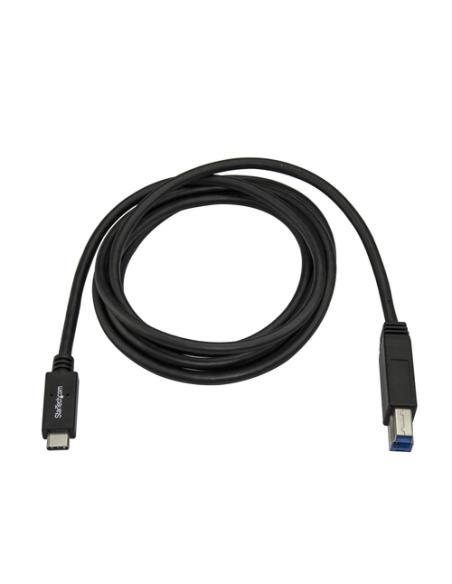 StarTech.com Cable Adaptador de 2m USB Tipo C a USB B USB 3.0 (5Gbps) - Cable de Impresora USB C a USB Tipo B