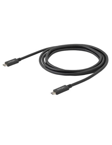 StarTech.com Cable de 2m USB-C USB 3.0 (5Gbps) Certificado con Entrega de Potencia