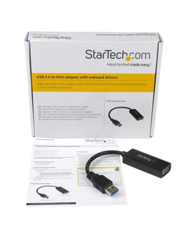 StarTech.com Adaptador Gráfico Conversor USB 3.0 a VGA con Controladores Incorporados - Cable Convertidor - 1920x1200
