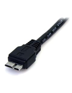 StarTech.com Cable 50cm USB 3.0 Super Speed SS Micro USB B Macho a USB A Macho Adaptador - Negro 2