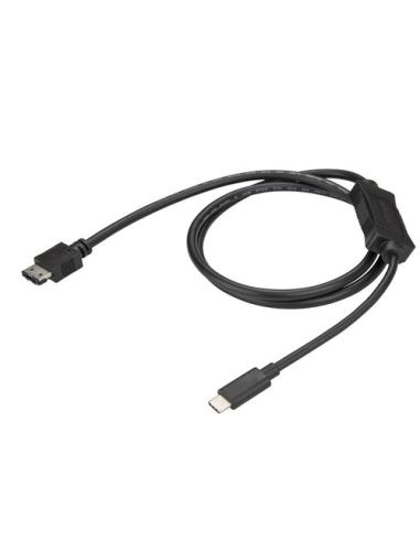 StarTech.com Cable de 1m Adaptador USB-C a eSATA - Cable Conversor USB Tipo C a eSATA - USB 3.0