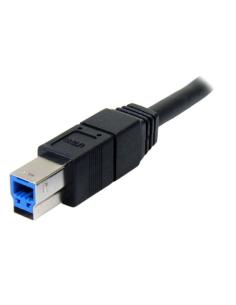 StarTech.com Cable USB 3.0 SuperSpeed Negro de 3 metros - A Macho a B Macho 2