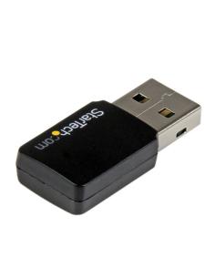 StarTech.com Mini Adaptador de Red USB 2.0 Inalámbrico Wireless-AC de Banda Doble AC600 - Wifi 802.11ac 1T1R 2
