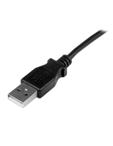 StarTech.com Cable Adaptador 1m USB A Macho a Mini USB B Macho Acodado en Ángulo hacia Arriba