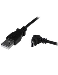 StarTech.com Cable Adaptador 2m USB A Macho a Mini USB B Macho Acodado en Ángulo hacia Abajo 2