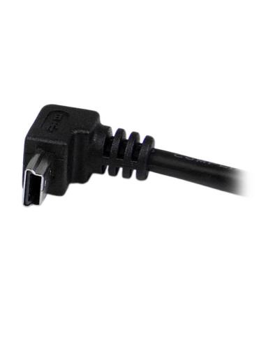 StarTech.com Cable Adaptador 2m USB A Macho a Mini USB B Macho Acodado en Ángulo hacia Abajo