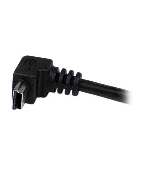 StarTech.com Cable Adaptador 2m USB A Macho a Mini USB B Macho Acodado en Ángulo hacia Abajo