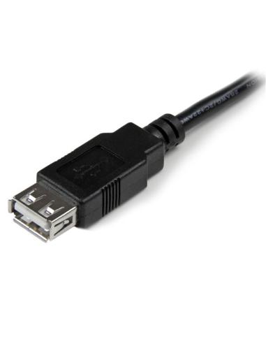 StarTech.com Cable de 0,15m de Extensión Alargador USB 2.0 - Macho a Hembra USB A - Extensor