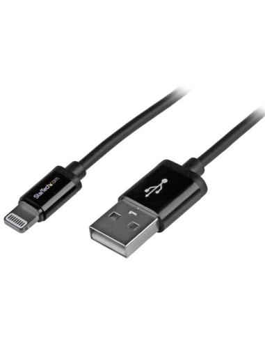 StarTech.com Cable Lightning a USB de 1m - Cable Cargador para iPhone / iPad / iPod - Cable de Carga Rápida - Certificación MFi 