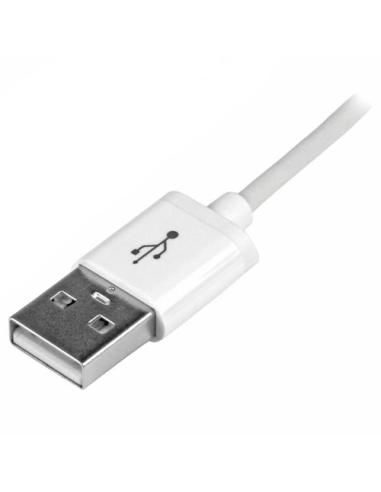 StarTech.com Cable 1m Lightning 8 Pin a USB A 2.0 para Apple iPod iPhone 5 iPad - Blanco