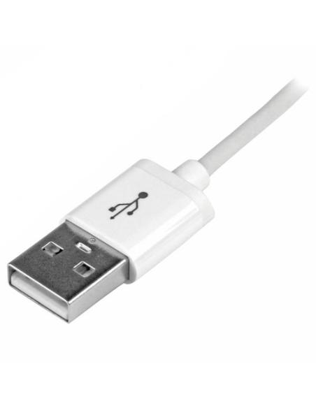 StarTech.com Cable 1m Lightning 8 Pin a USB A 2.0 para Apple iPod iPhone 5 iPad - Blanco
