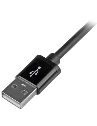 StarTech.com Cable 2m Lightning 8 Pin a USB A 2.0 para Apple iPod iPhone 5 iPad - Negro