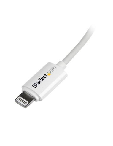StarTech.com Cable de 2m Lightning de 8 Pin a USB A 2.0 para Apple iPod iPhone 5 iPad - Blanco