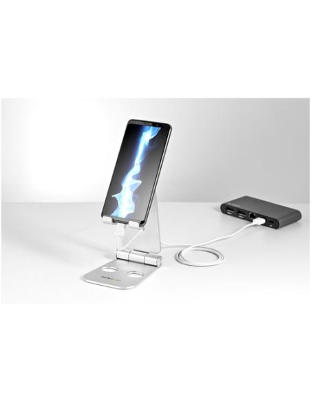 StarTech.com Base para Móvil y Tablet - Soporte Plegable Universal para Dispositivos Móviles - Base Plegable Ergonómica Portátil