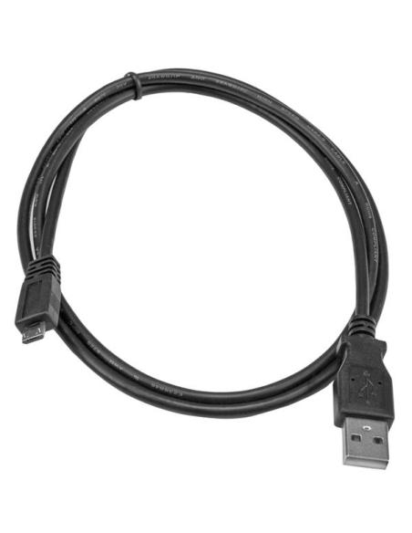 StarTech.com Cable Adaptador de 2m USB A Macho a Micro USB B Macho para Teléfono Móvil Carga y Datos - Negro