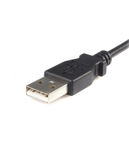 StarTech.com Cable de 50cm Micro USB B a USB A Cargador para Teléfono Móvil Datos USB 2.0 - Macho a Macho - Negro
