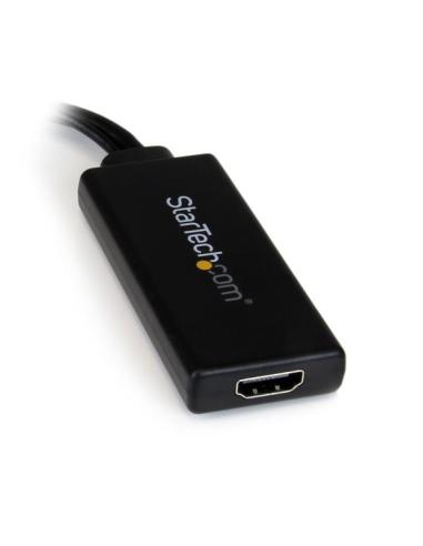 StarTech.com Adaptador VGA a HDMI con audio y alimentación USB – Conversor VGA a HDMI portátil – 1080 p