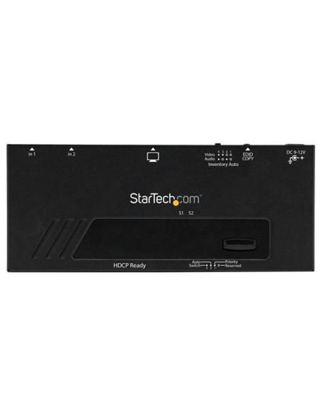StarTech.com Switch HDMI de 2 Puertos con Conmutado Automático y Prioritario - 1080p
