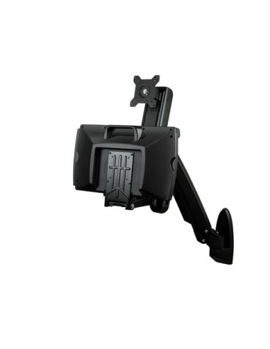 StarTech.com Estación de Trabajo de Pie y Sentado para Montaje en Pared - Para Un Monitor de hasta 24 Pulgadas - Escritorio Ergo