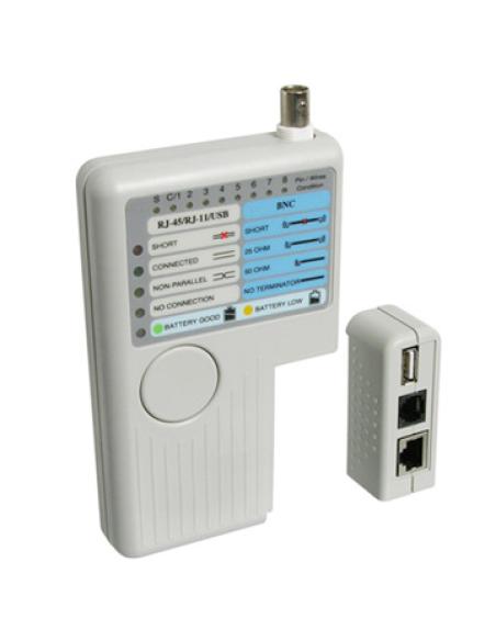 WP WPC-TST-002 comprobador de cables de red Blanco