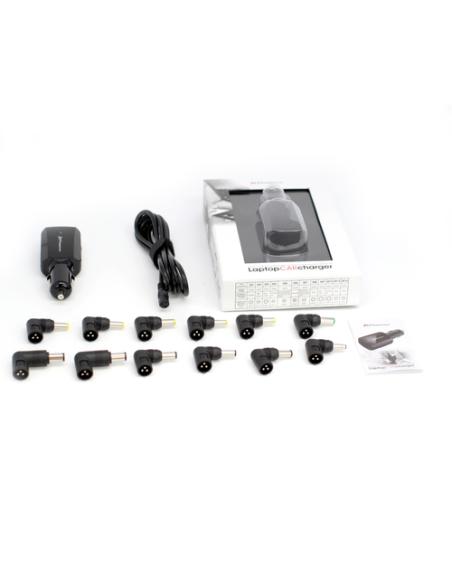 Phoenix Technologies PHLAPTOPCARCHARGER cargador de dispositivo móvil Teléfono móvil, MP3, MP4, Portátil, Smartphone, Tableta Ne