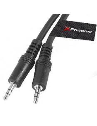Phoenix Technologies 5m 3.5mm cable de audio 3,5mm Negro