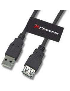Phoenix Technologies 5m USB A USB A cable USB USB 2.0 Negro 2