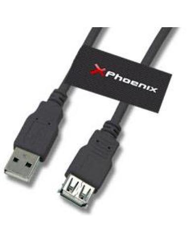 Phoenix Technologies 5m USB A/USB A cable USB USB 2.0 Negro