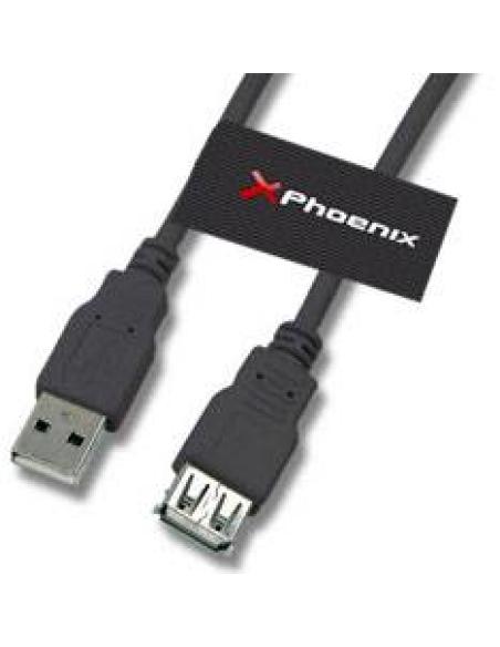 Phoenix Technologies 5m USB A/USB A cable USB USB 2.0 Negro