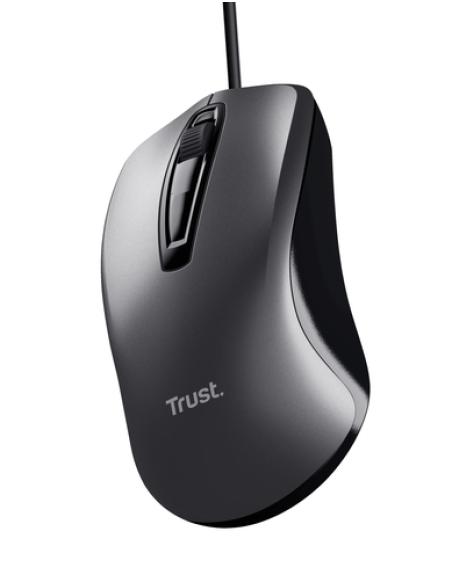 Trust Carve ratón Oficina Ambidextro USB tipo A Óptico 1200 DPI