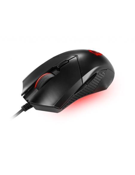 MSI Clutch GM08 ratón Juego Ambidextro USB tipo A Óptico 4200 DPI