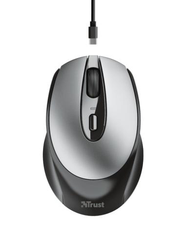 Trust Zaya ratón Oficina Ambidextro RF inalámbrico Óptico 1600 DPI