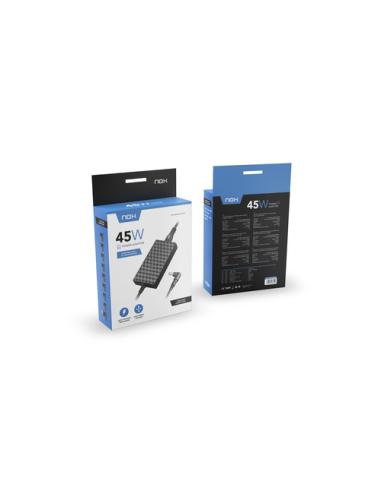 NOX NXPWR45NB adaptador e inversor de corriente Interior 45 W Negro