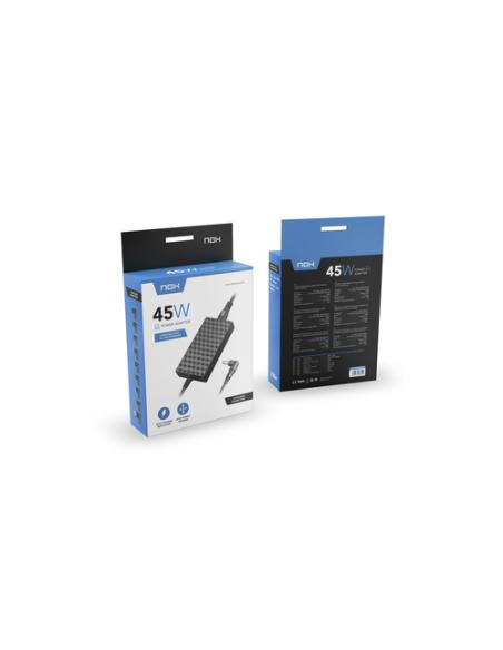 NOX NXPWR45NB adaptador e inversor de corriente Interior 45 W Negro