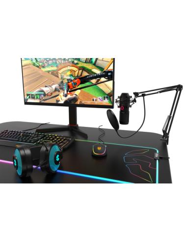 Krom Kapsule Negro Micrófono para PC