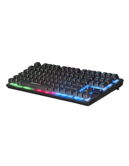 Mars Gaming Combo RGB Teclado y Ratón, Diseño TKL, Layout Español, MCPTKLES, Color Negro