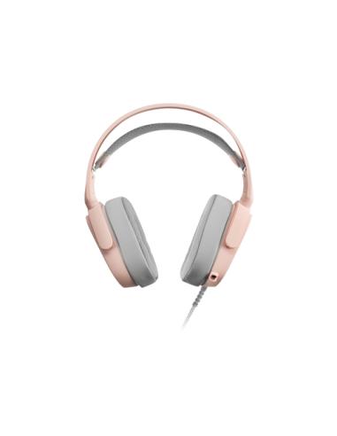 Mars Gaming MHAX Rosa, Auriculares Gaming RGB, Micrófono Extraíble, HiFi, Compatibilidad Multiplataforma